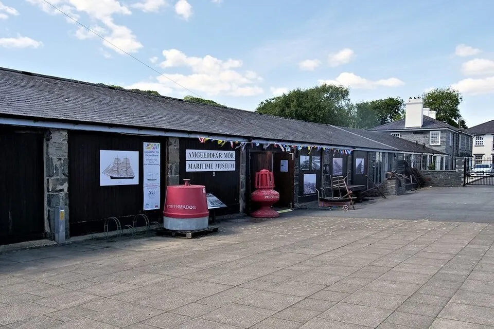 Porthmadog Maritime Museum in the harbour slate shed