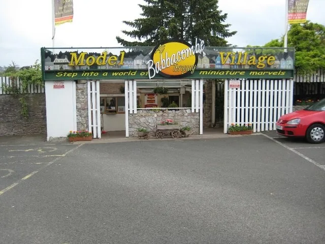 Entrance and reception of Babbacombe Model Village in Torquay