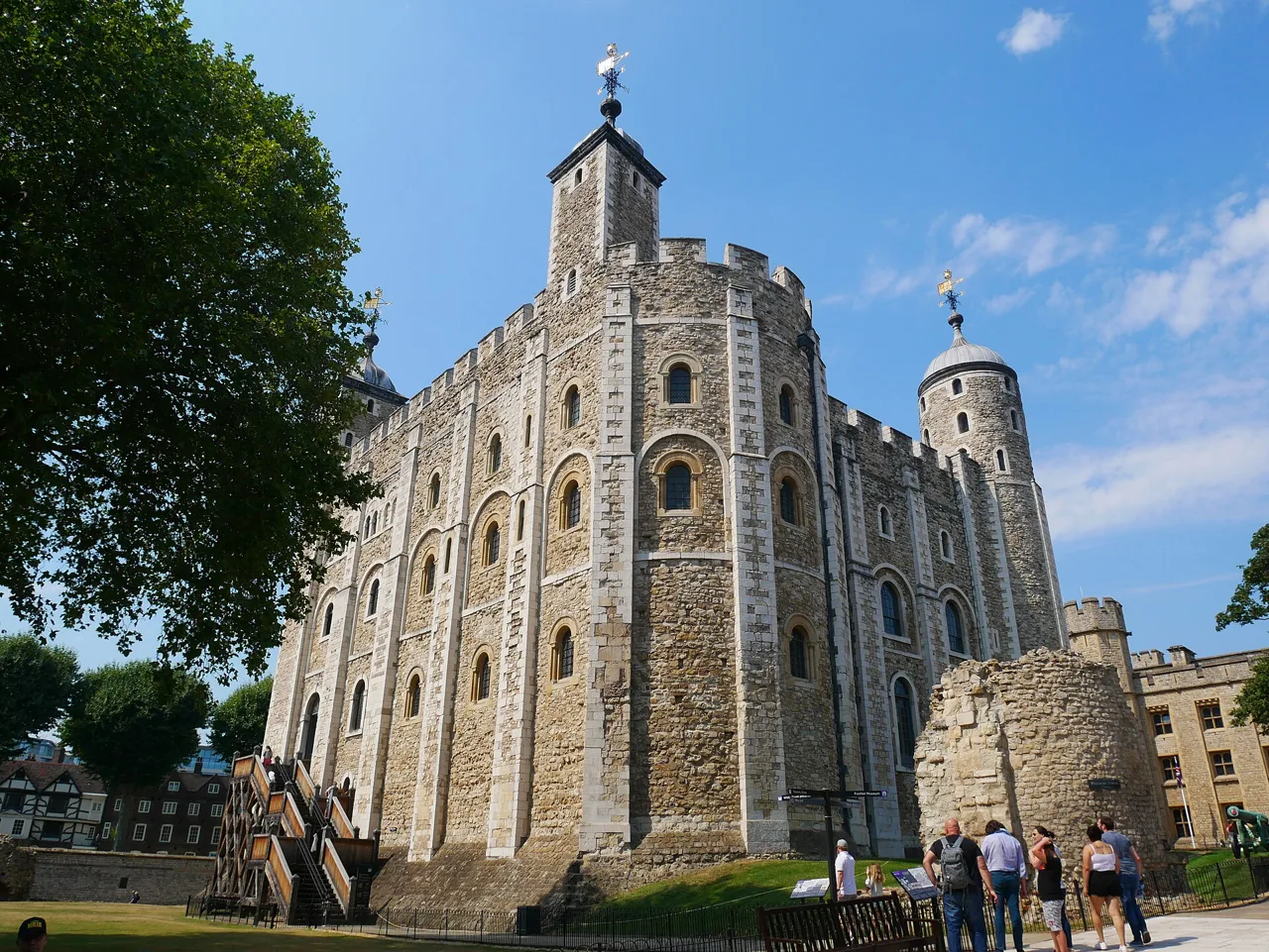 The White Tower within the Tower of London fortress