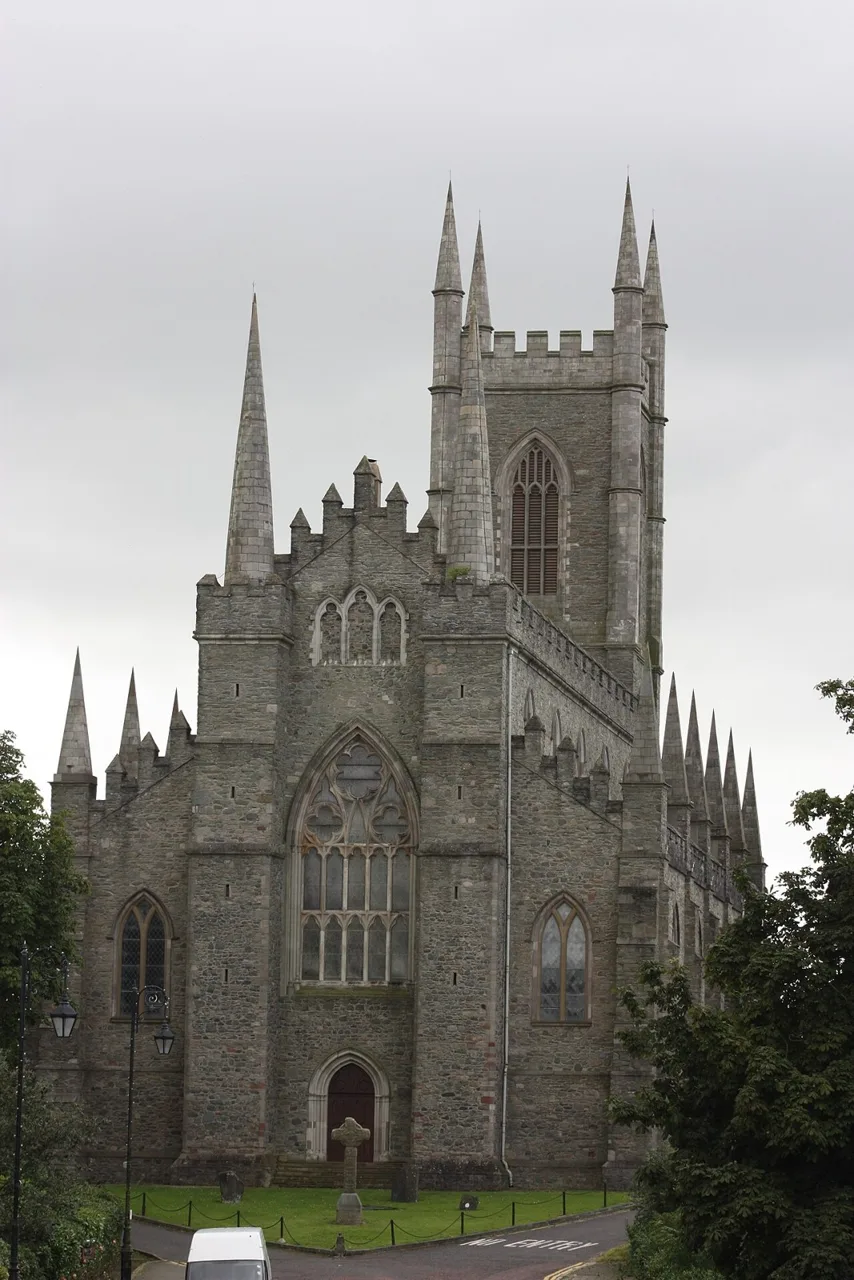 Down Cathedral and the traditional burial site
