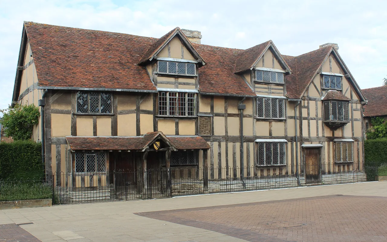 The timber-framed Shakespeare’s Birthplace on Henley Street