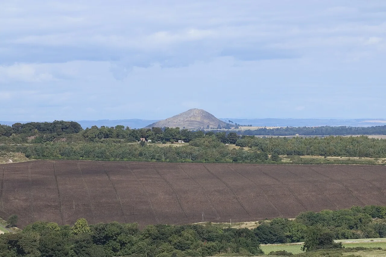 North Berwick Law viewed from Traprain Law