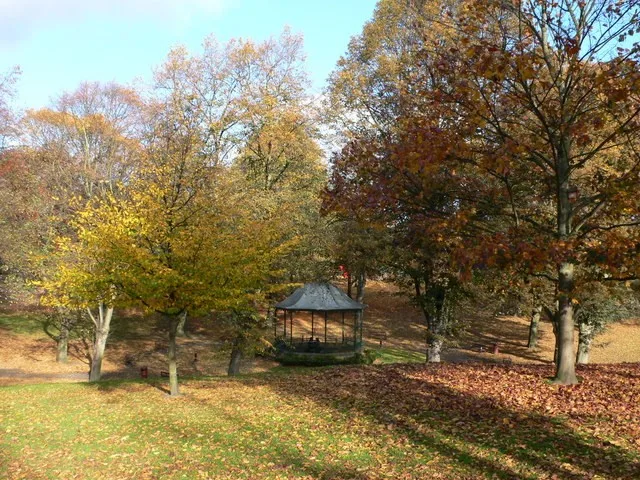 Bellevue Park bandstand in Wrexham