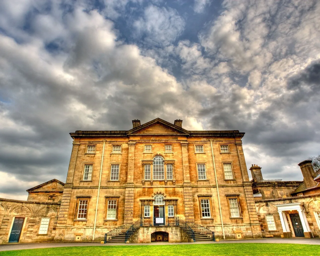 Cusworth Hall overlooking its park near Doncaster