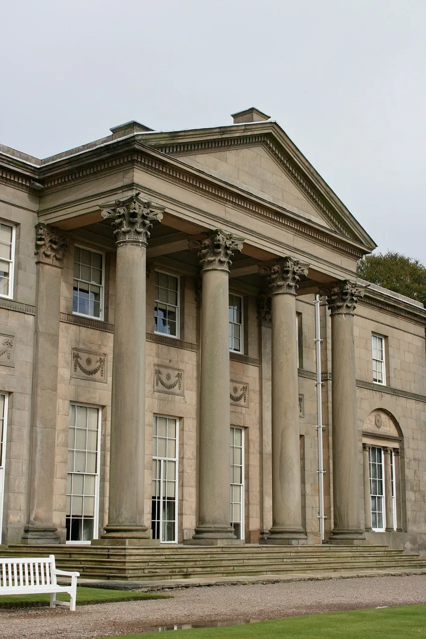 North entrance of Tatton Hall at Tatton Park