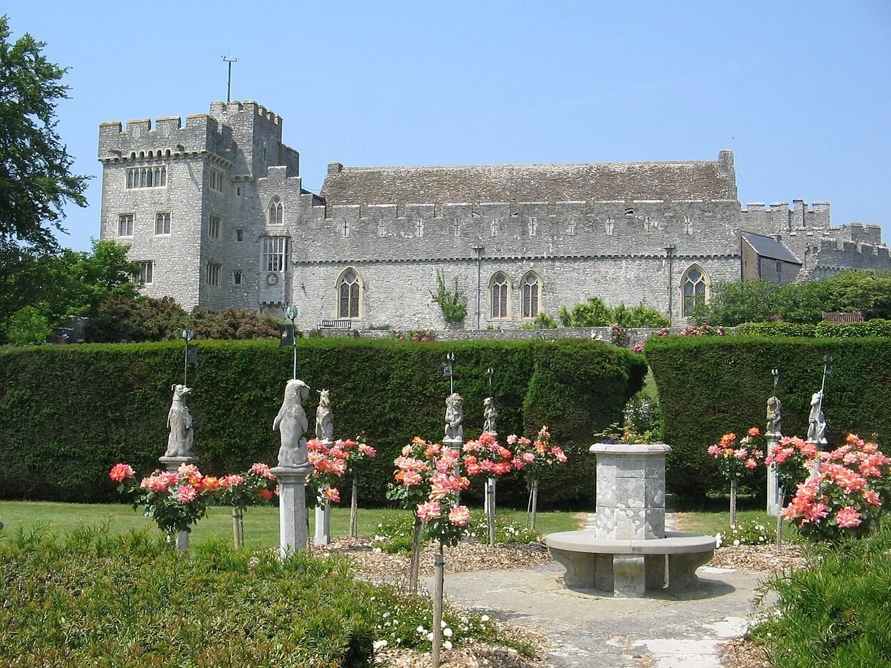 Historic exterior view of St Donat’s Castle at UWC Atlantic