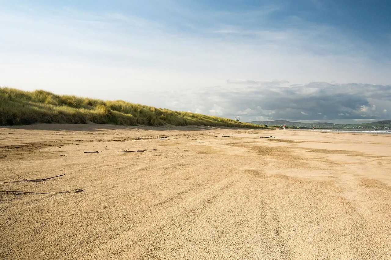 Benone Strand on the coast north of Limavady