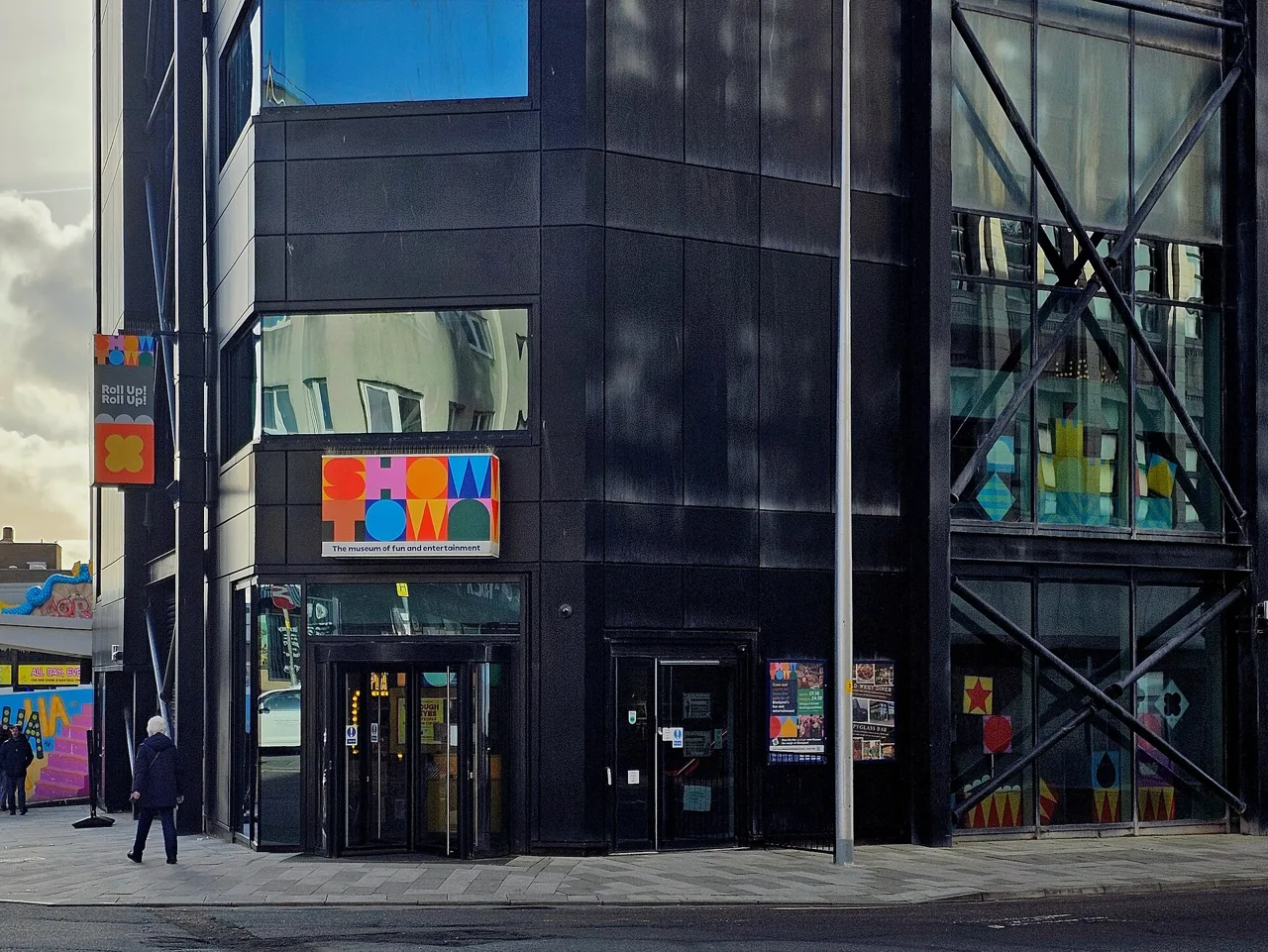 Showtown museum entrance on the corner of Adelaide Street West and Bank Hey Street