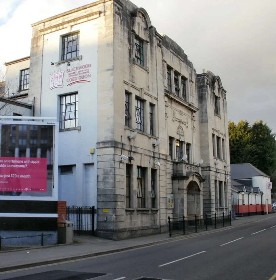 Blackwood Miners’ Institute on the High Street