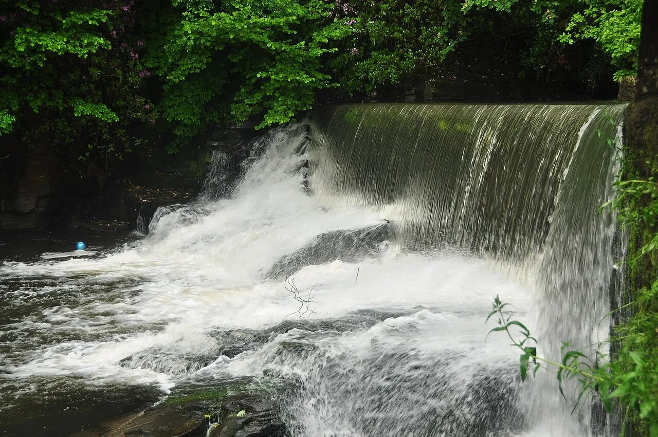 The waterfall at Aberdulais