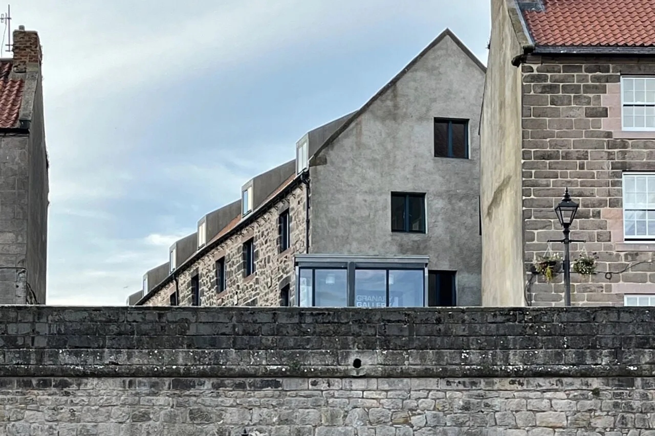 Dewar’s Lane Granary Gallery above Berwick’s Quay Walls