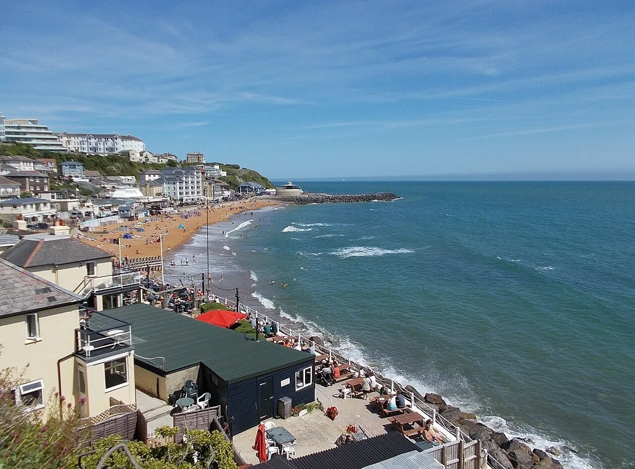 Ventnor beach and seafront