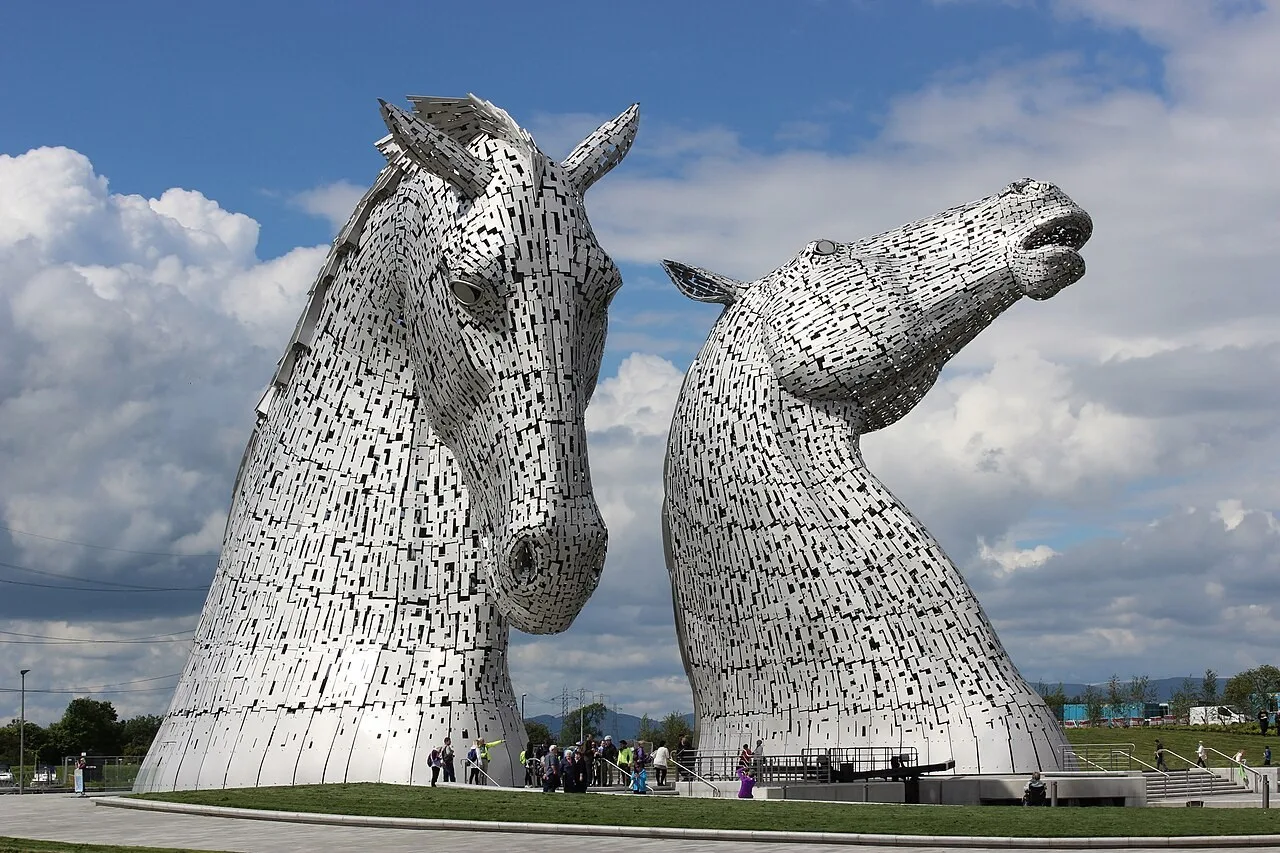 The Kelpies at Helix Park in Falkirk