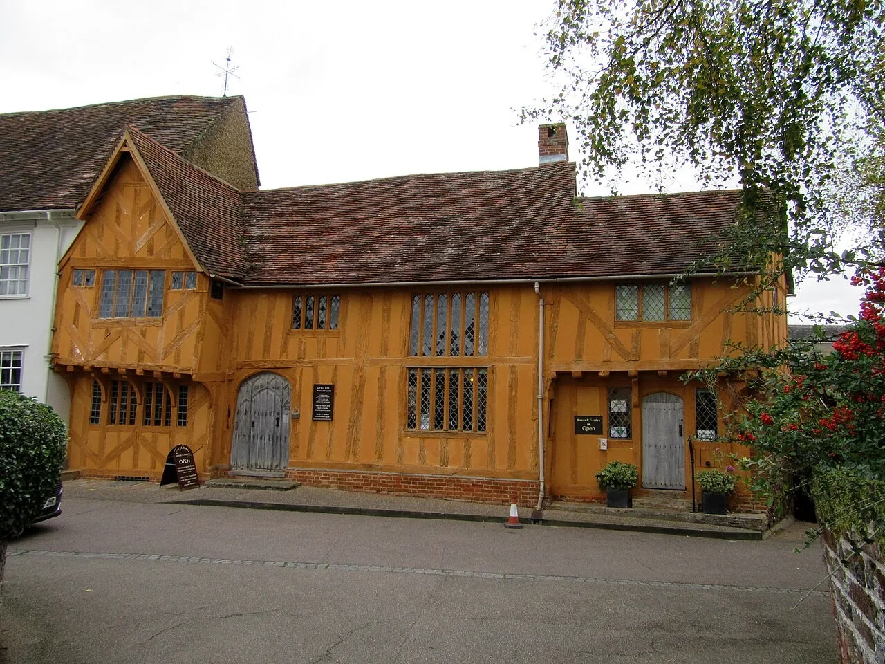Little Hall museum exterior in Lavenham