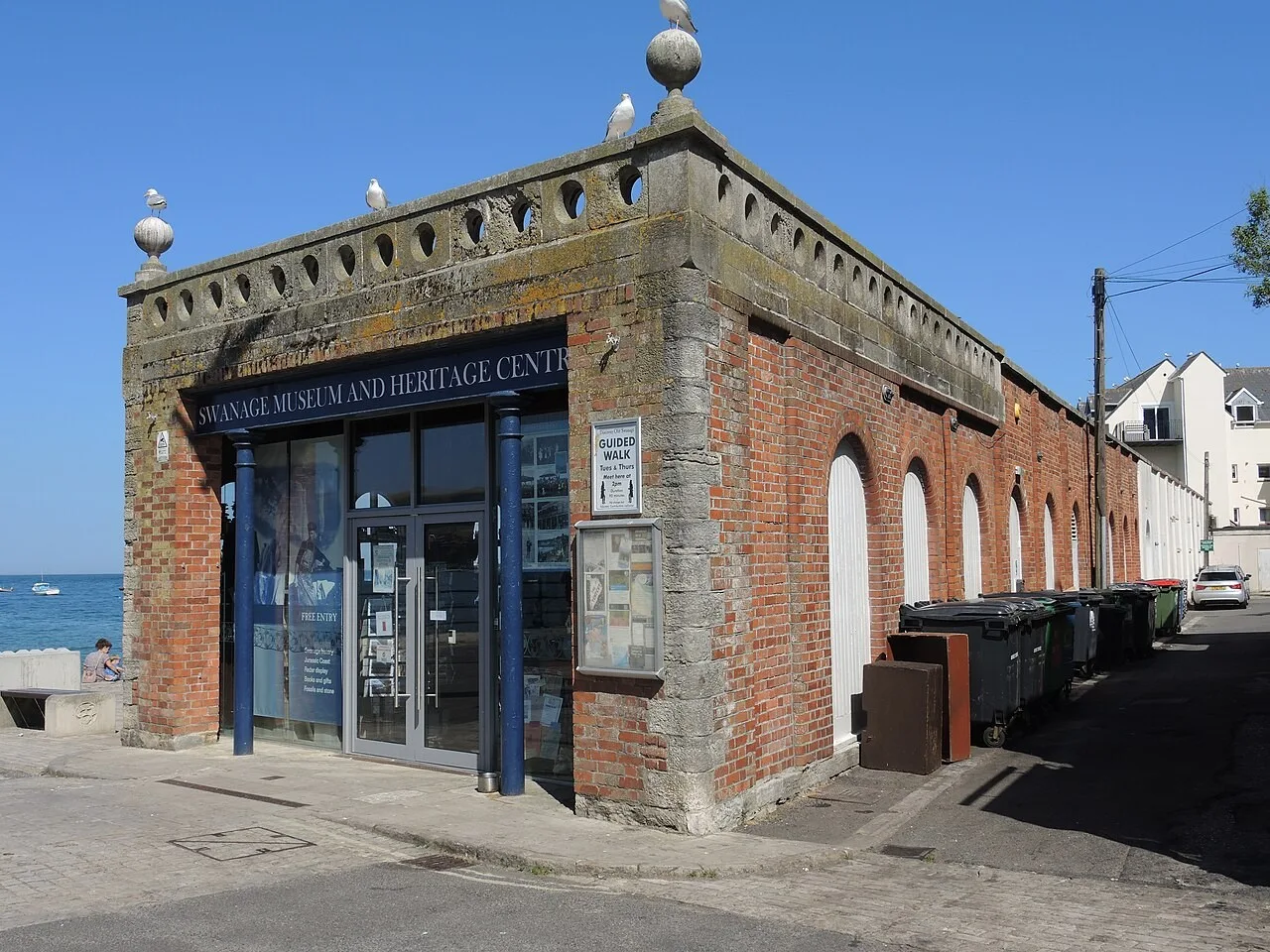 The exterior of Swanage Museum and Heritage Centre