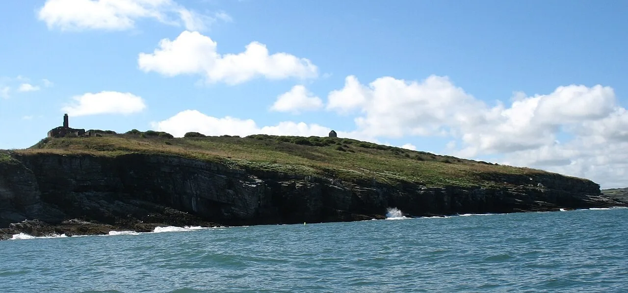 Puffin Island off Anglesey, seen on seasonal boat trips