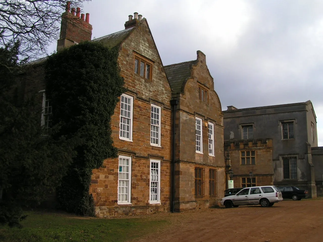 West front of Delapré Abbey in Northampton