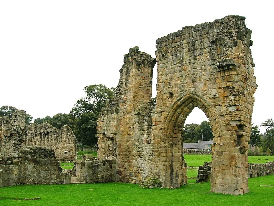 The ruins of Basingwerk Abbey at Greenfield