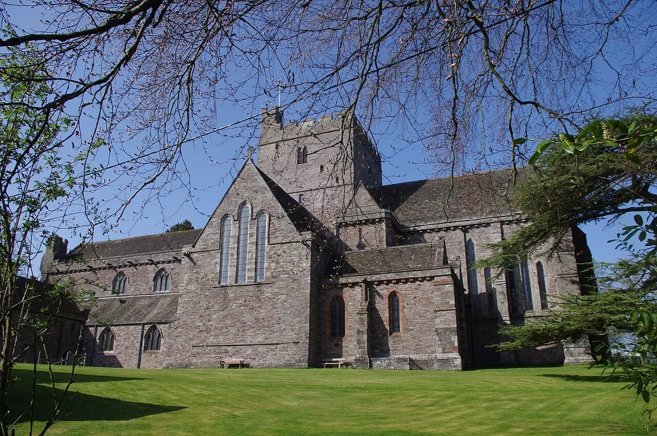 Brecon Cathedral before the current restoration works