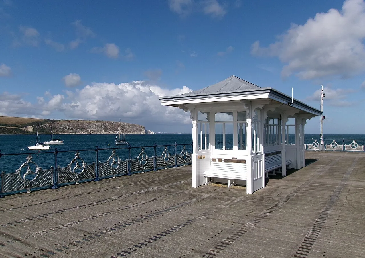 The Victorian pier at Swanage