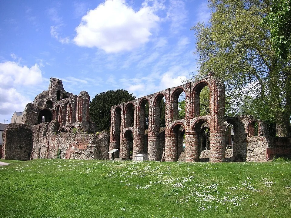 The ruined arches of St Botolph’s Priory in Colchester
