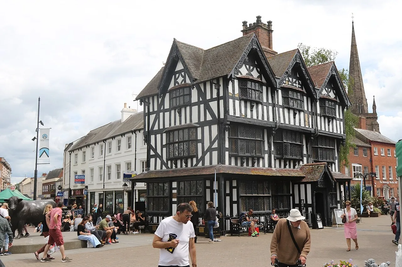 The timber-framed Old House in Hereford