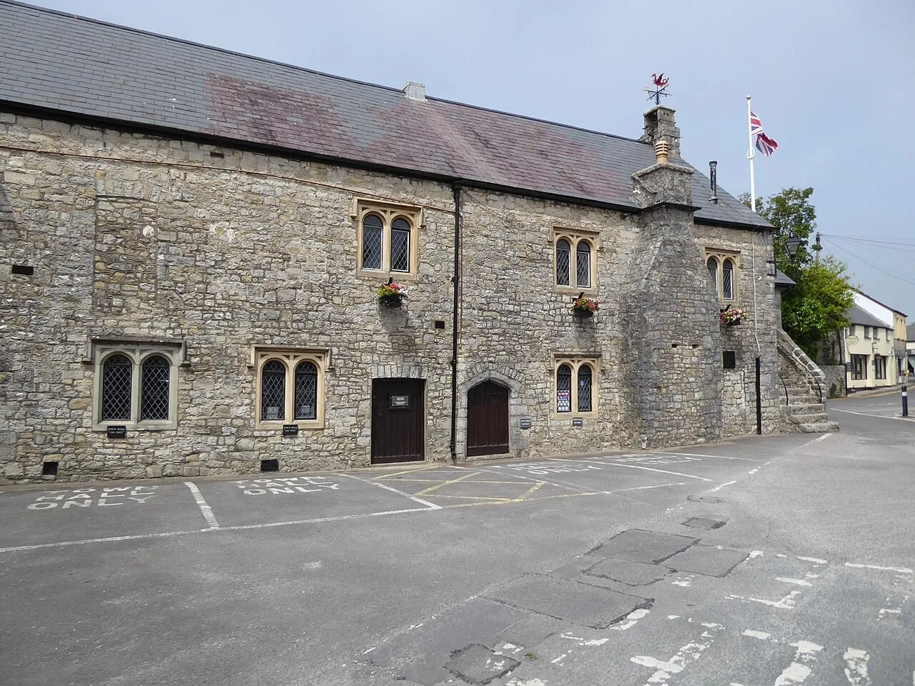 Llantwit Major Town Hall seen from the public street