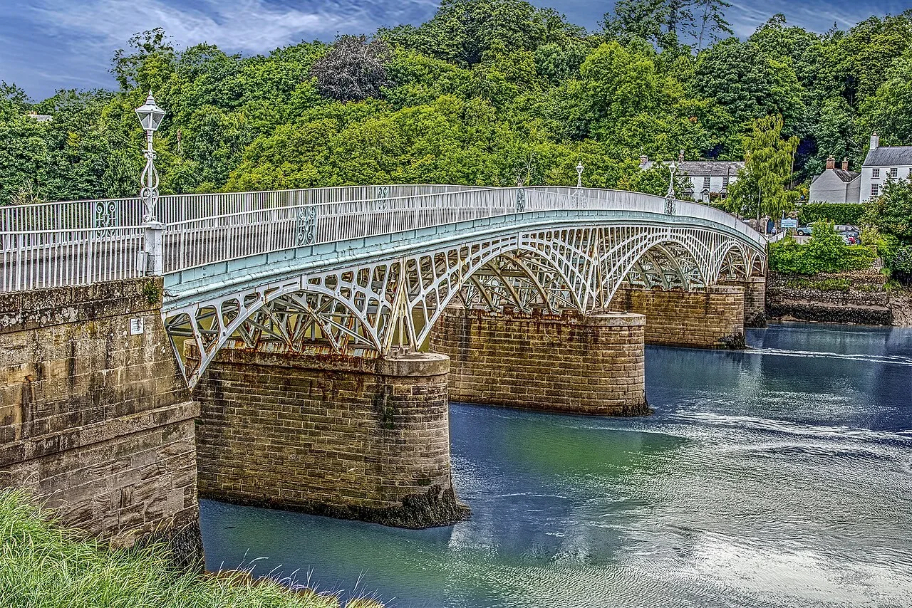 The Old Wye Bridge at Chepstow