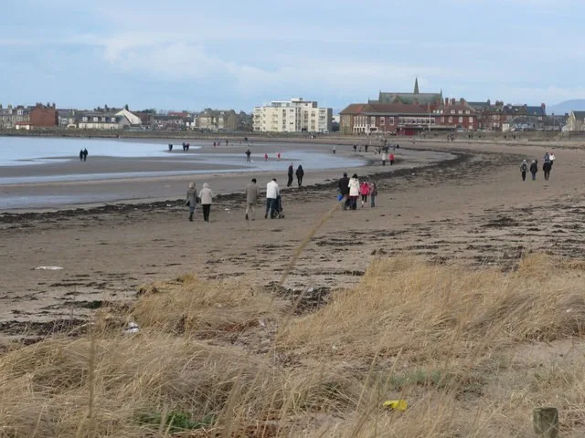 Troon beach and promenade