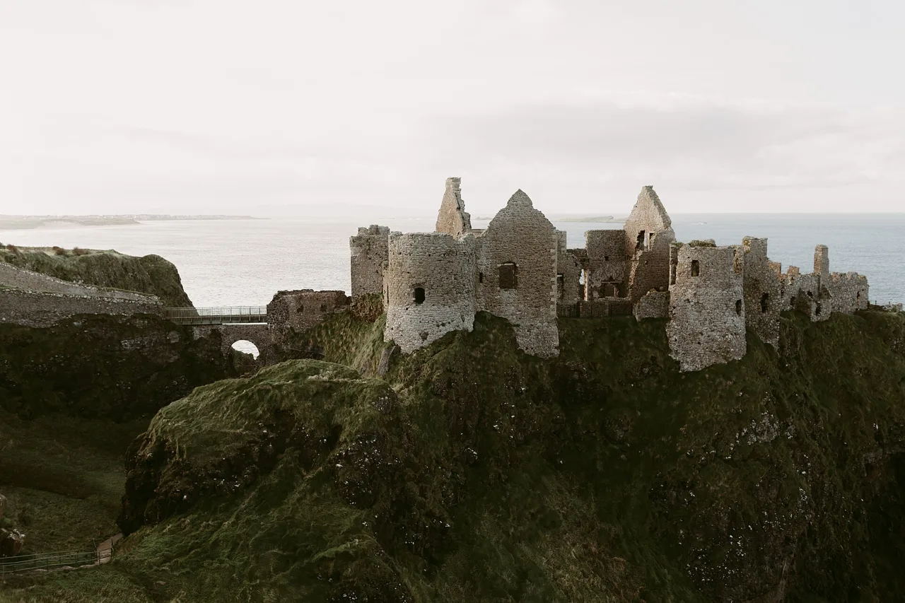 Dunluce Castle on the County Antrim coast
