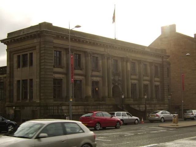 Clydebank Library, home of the local museum, on Dumbarton Road