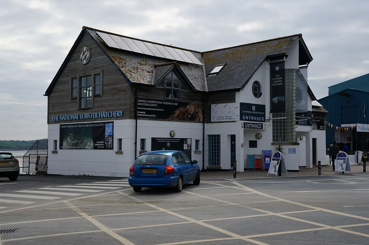 National Lobster Hatchery building on South Quay in Padstow