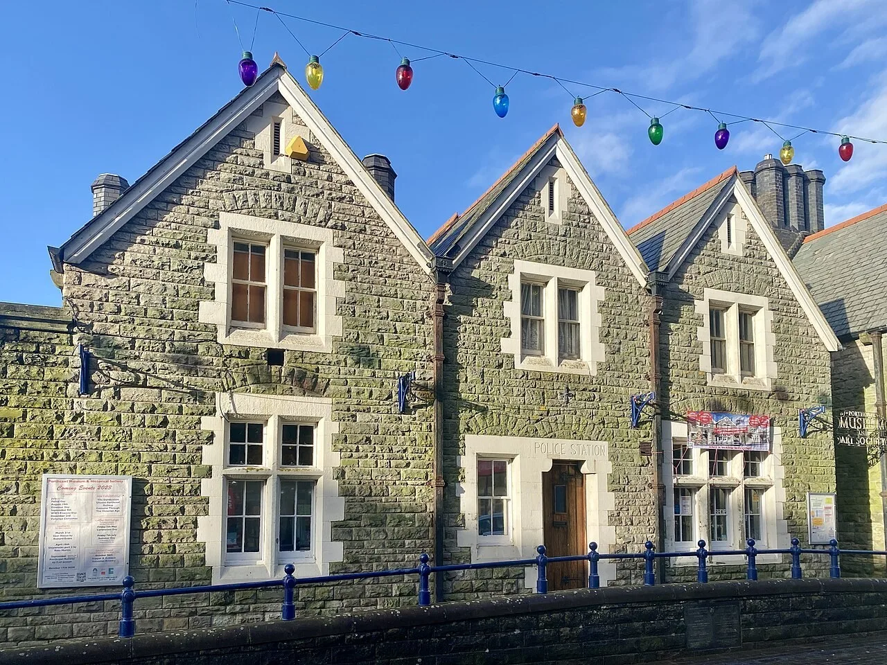 The old police station housing Porthcawl Museum
