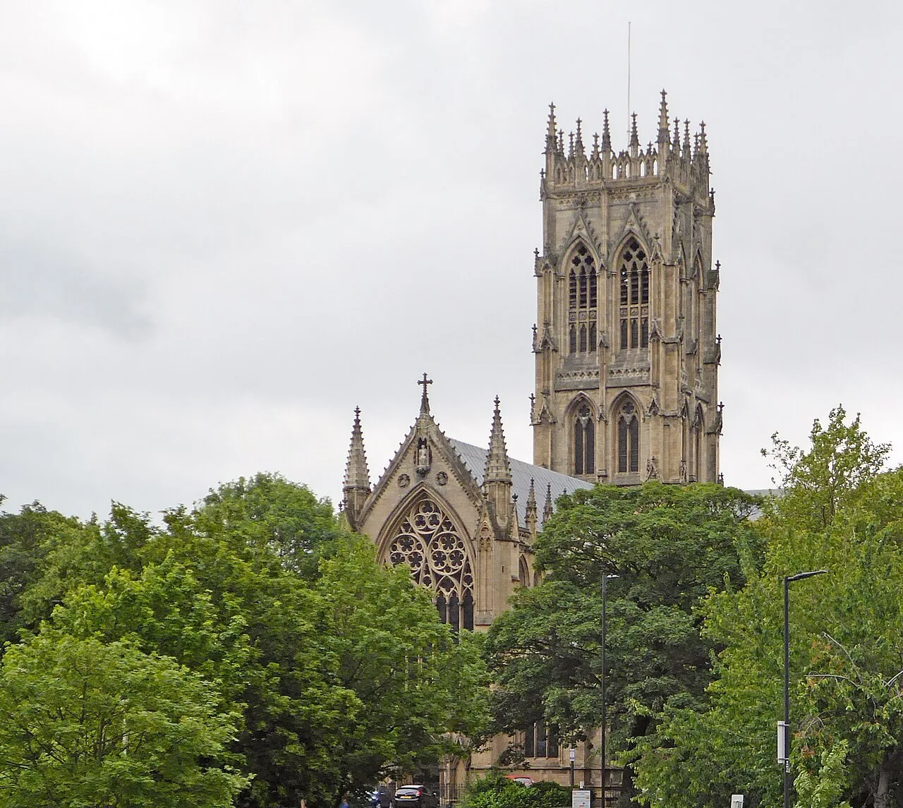 Doncaster Minster viewed from outside