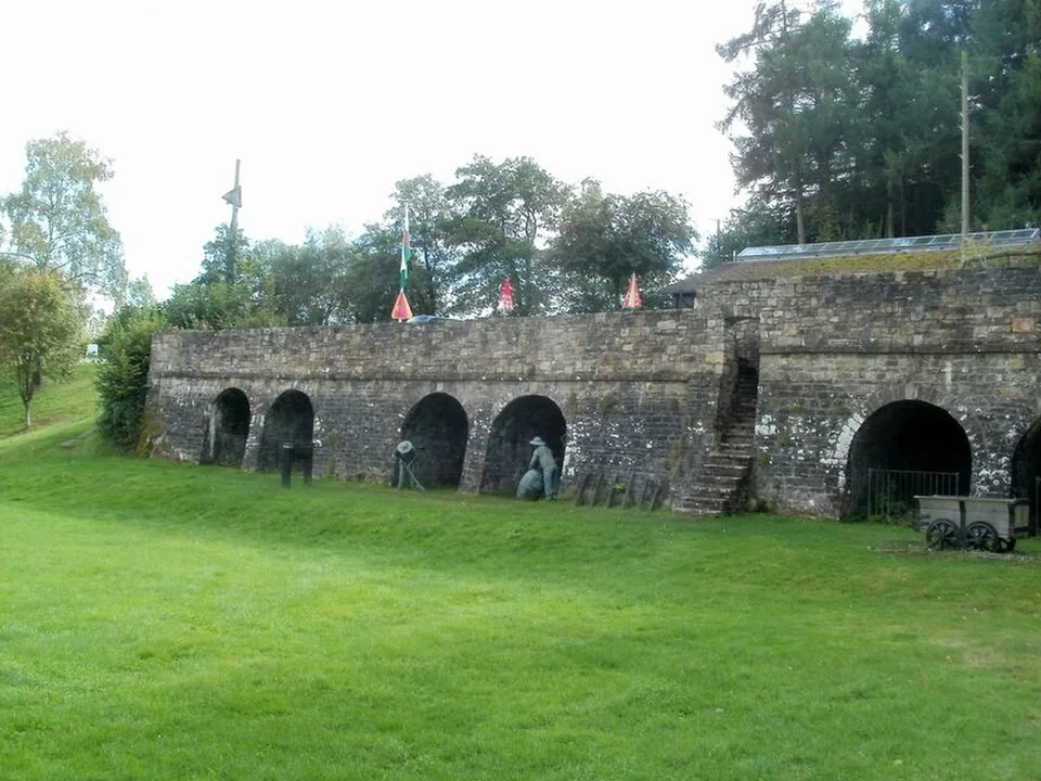 Former lime kilns at Goytre Wharf