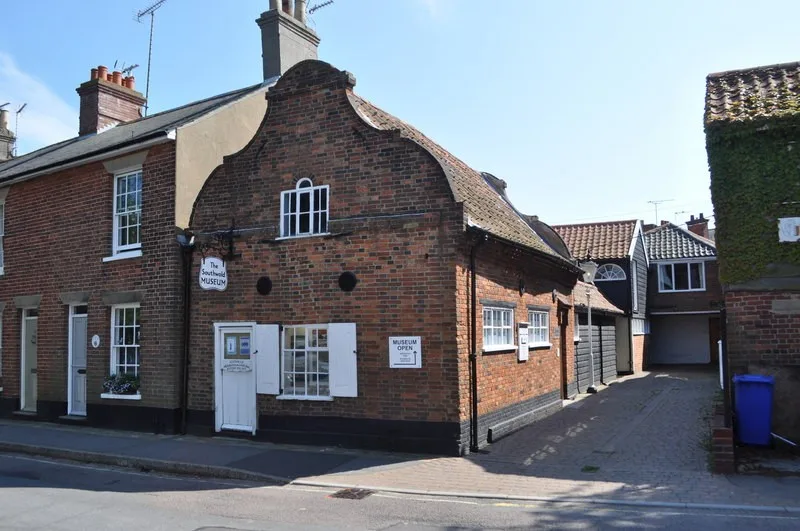 The small brick Southwold Museum on Victoria Street