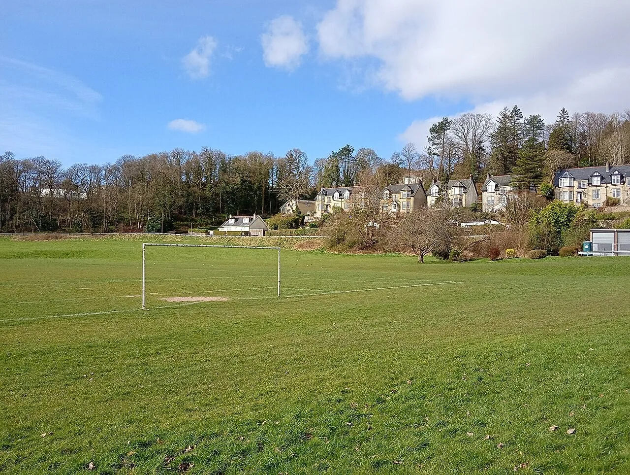 Green space at Colquhoun Park in Bearsden