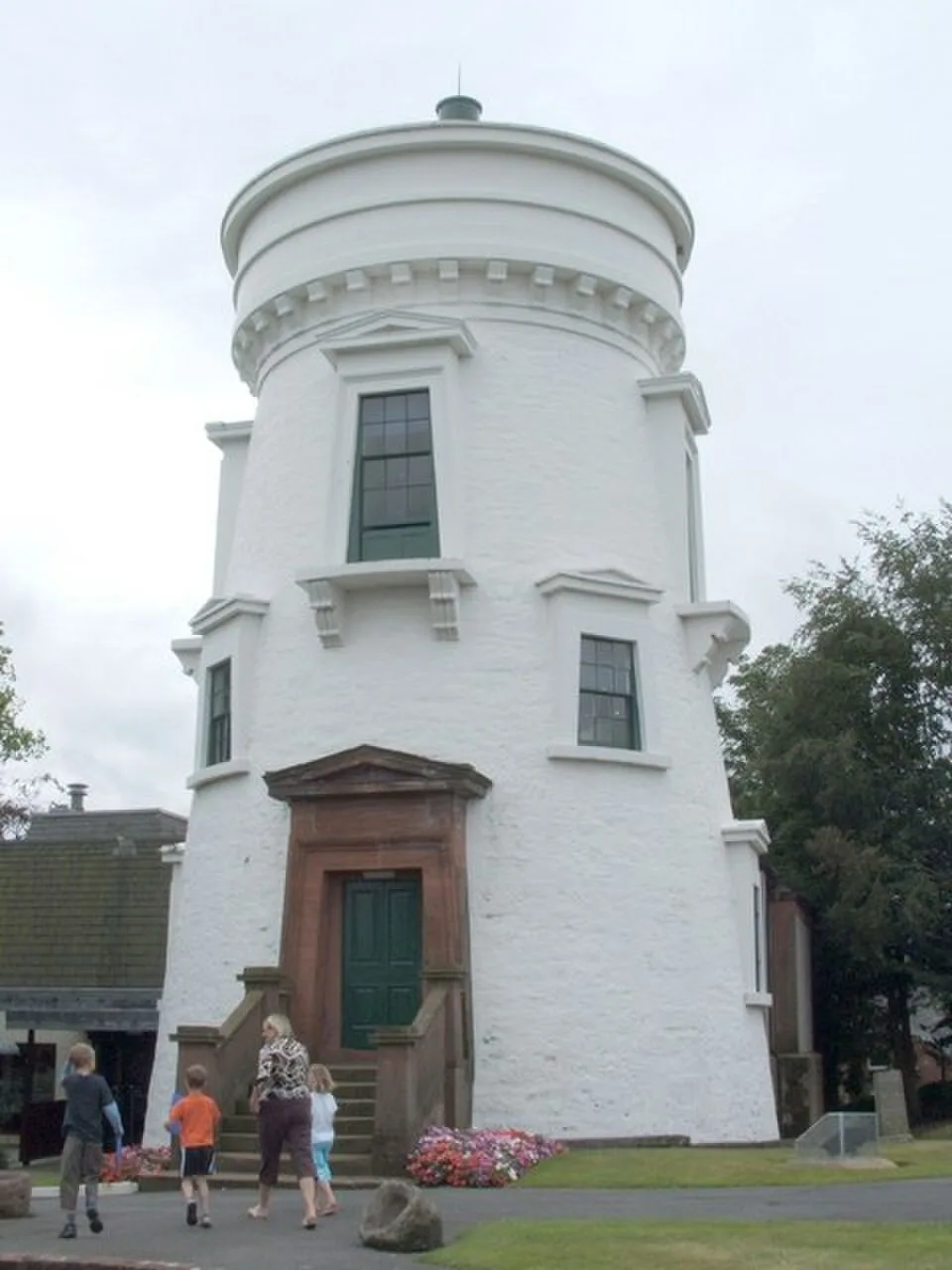 The windmill tower at Dumfries Museum