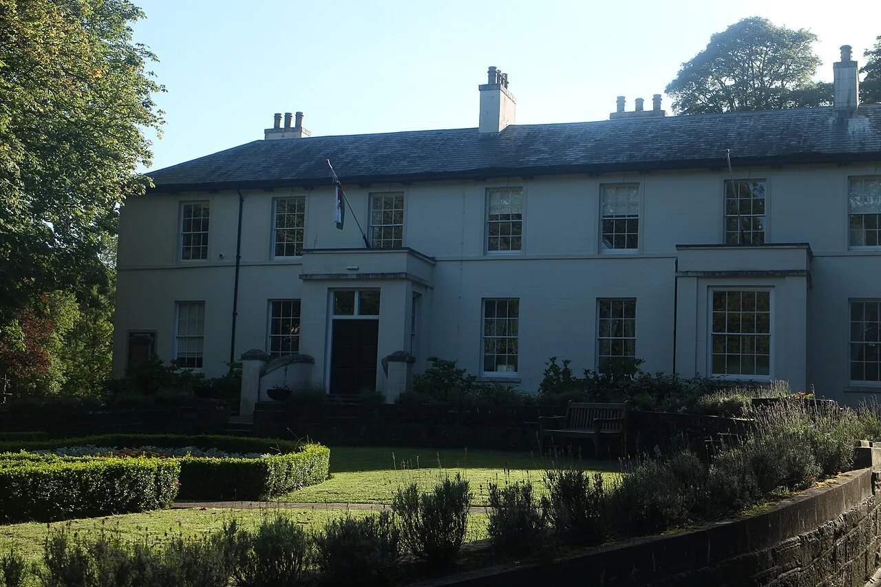 Bedwellty House and its garden in Tredegar