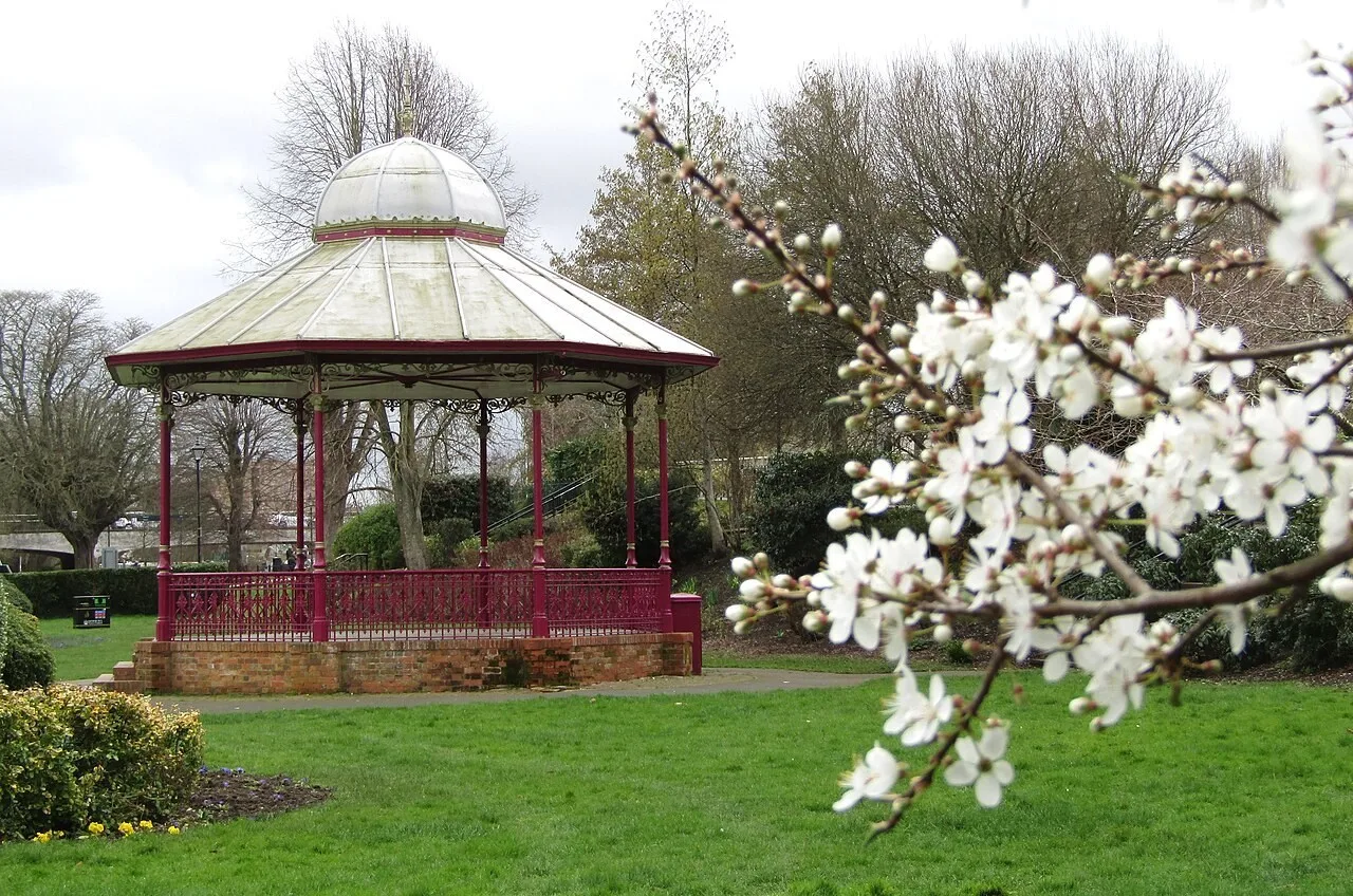 The bandstand in Victoria Park, Newbury