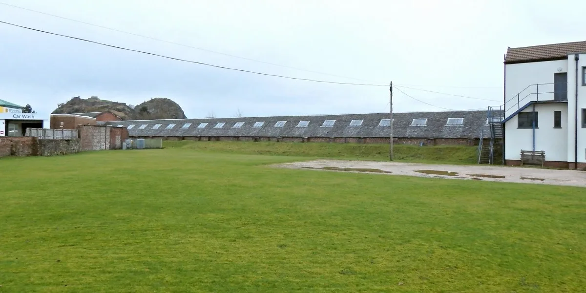 Exterior of the building housing the Denny Tank in Dumbarton