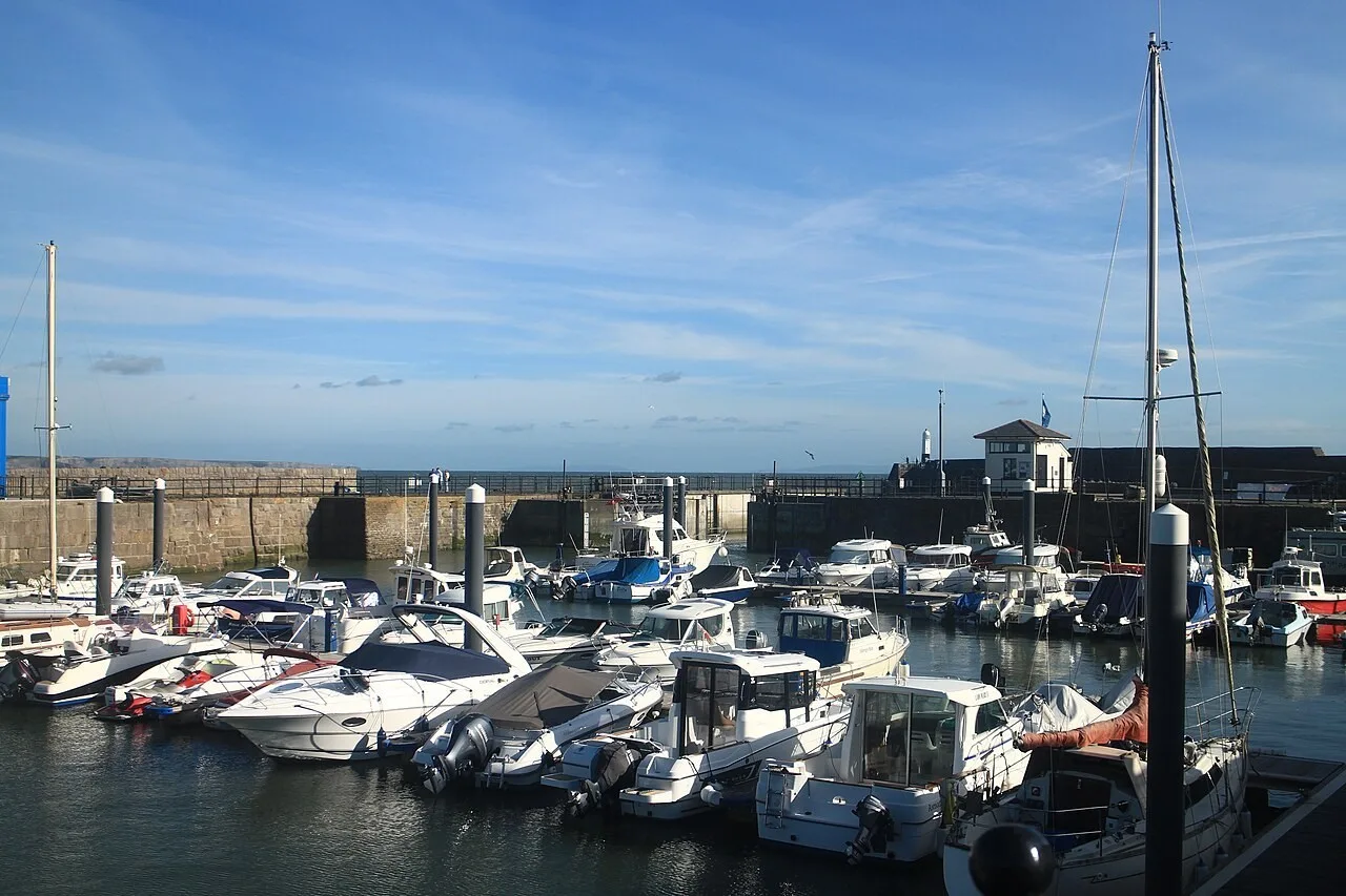 Porthcawl harbour and lighthouse