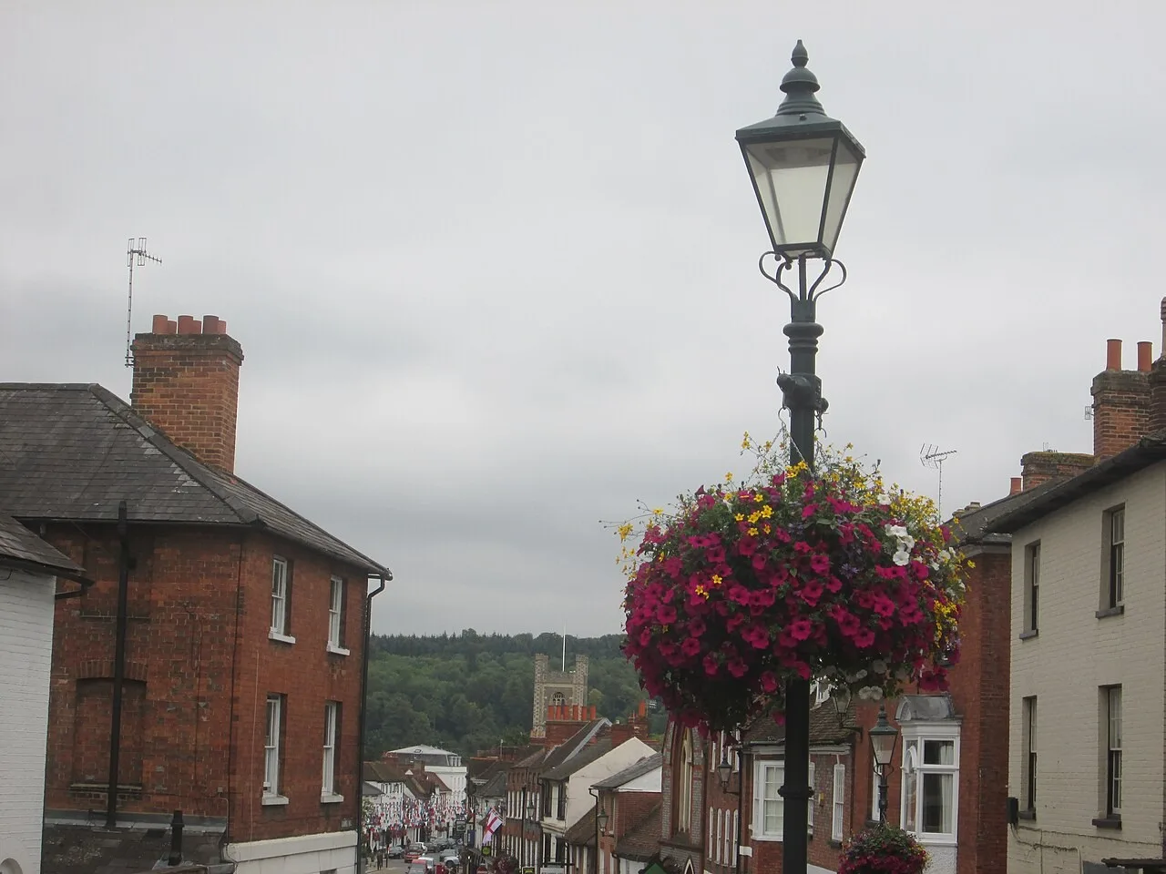 Historic buildings in Market Place, Henley-on-Thames