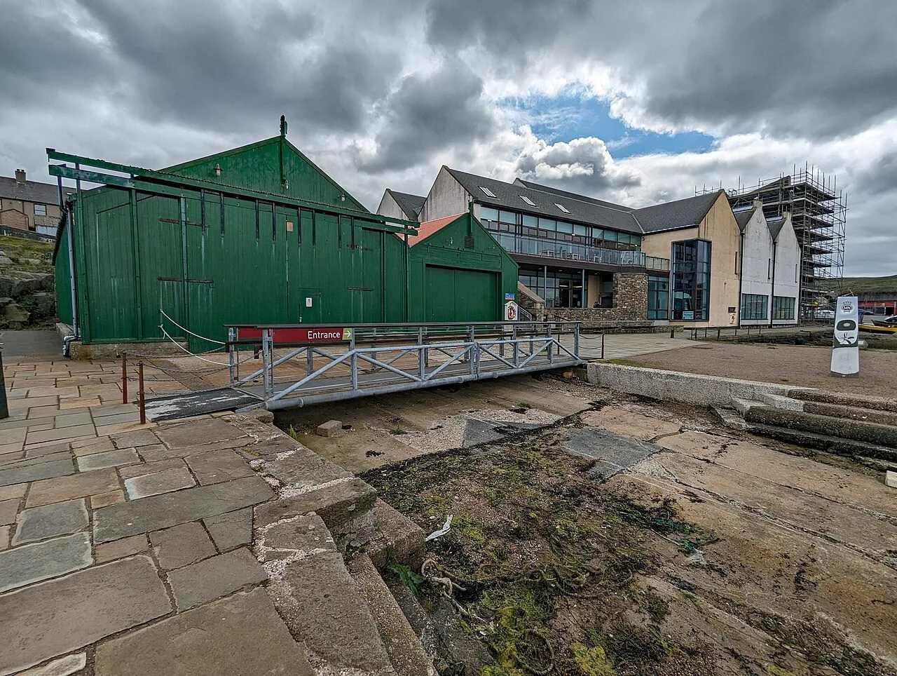 Exterior of Shetland Museum in Lerwick