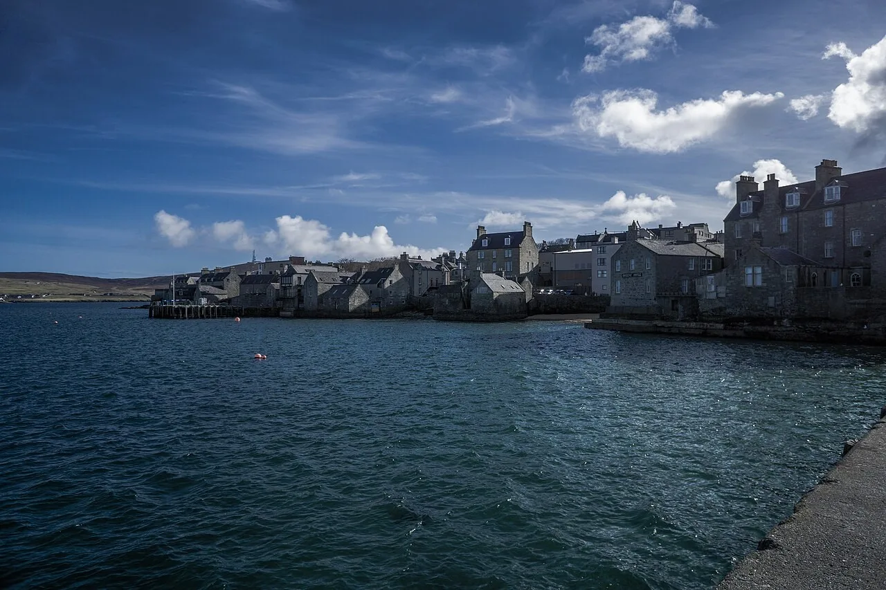 The Lodberries waterfront in Lerwick