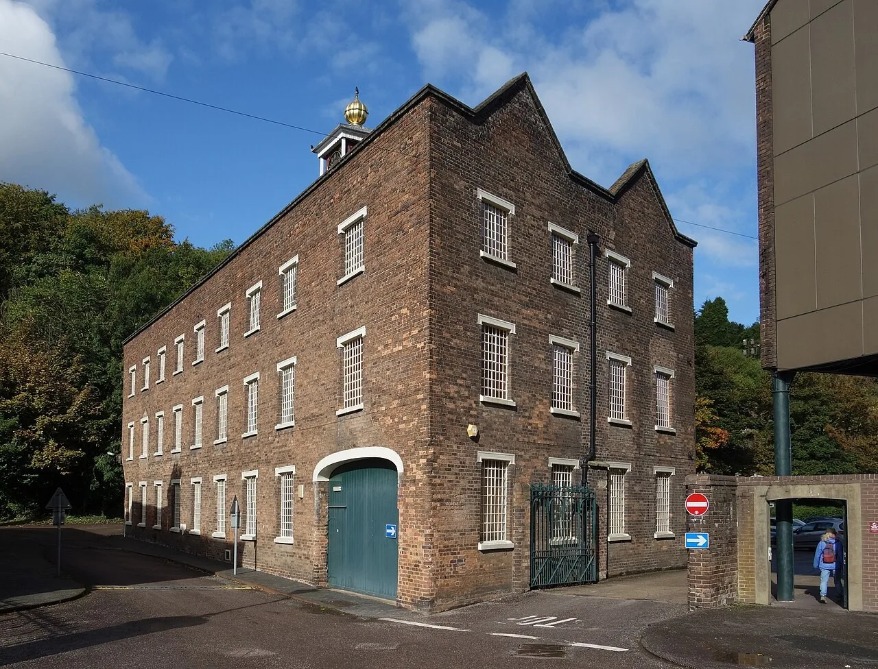 Brick exterior of Coalbrookdale Museum of Iron