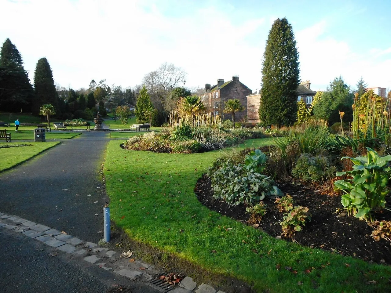 Parkland in Levengrove Park, Dumbarton