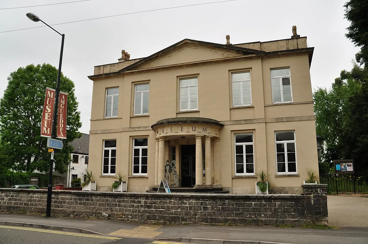 The historic house containing Chepstow Museum