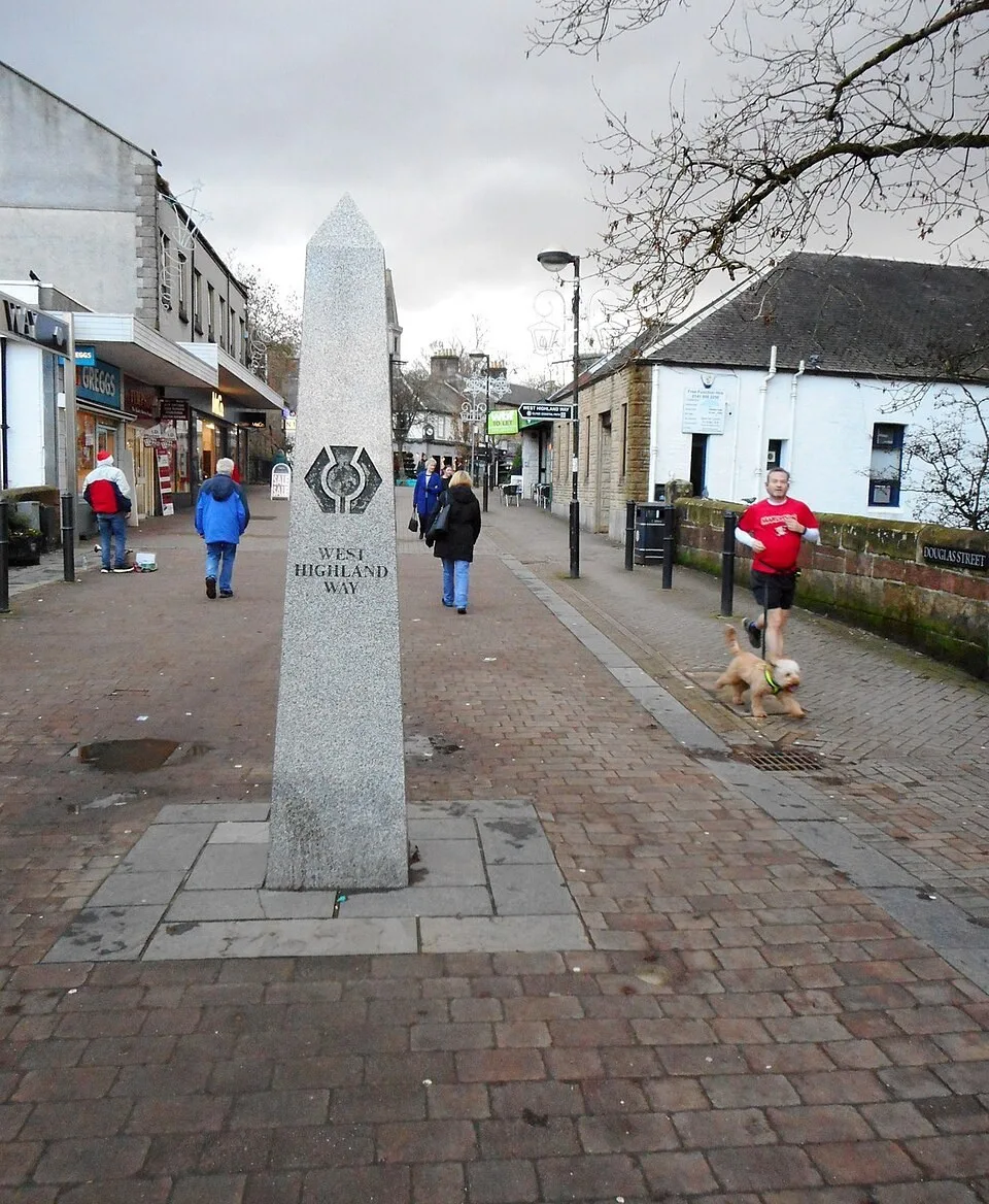 The West Highland Way start in Milngavie