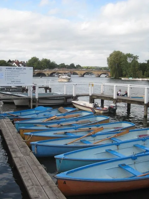 Hobbs of Henley landing and boats on the Thames